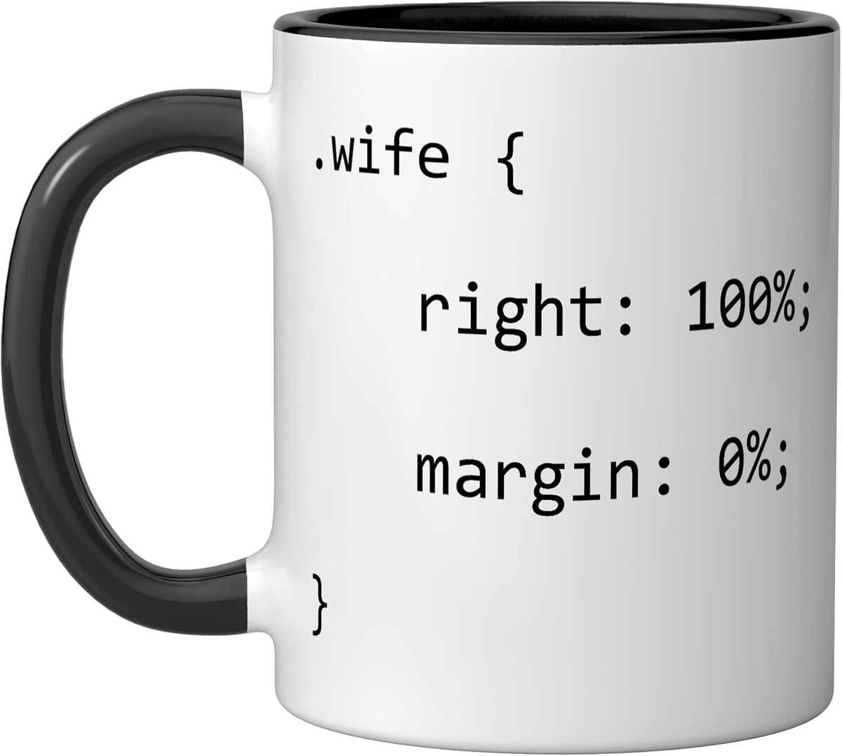 Css Wife Right Engineer Full Stack Coder Software Ceramic Mug