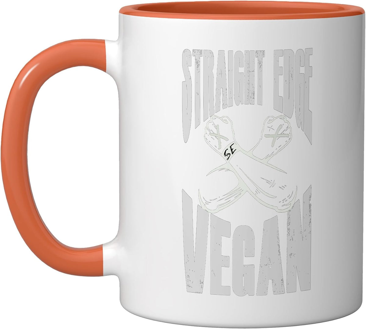 Straight Edge Vegan, Anti-Drug, Punk Ceramic Mug