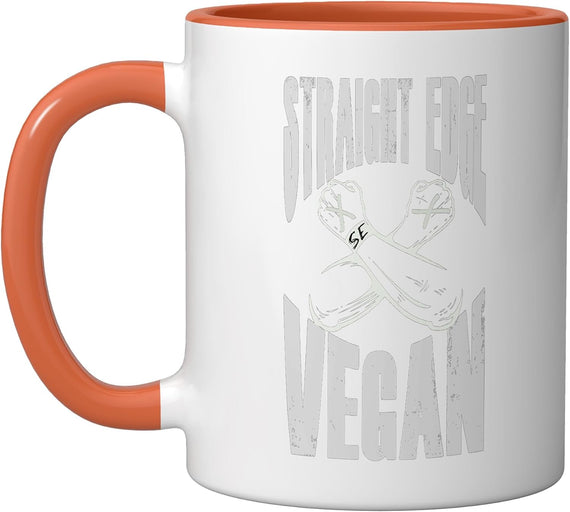 Straight Edge Vegan, Anti-Drug, Punk Ceramic Mug