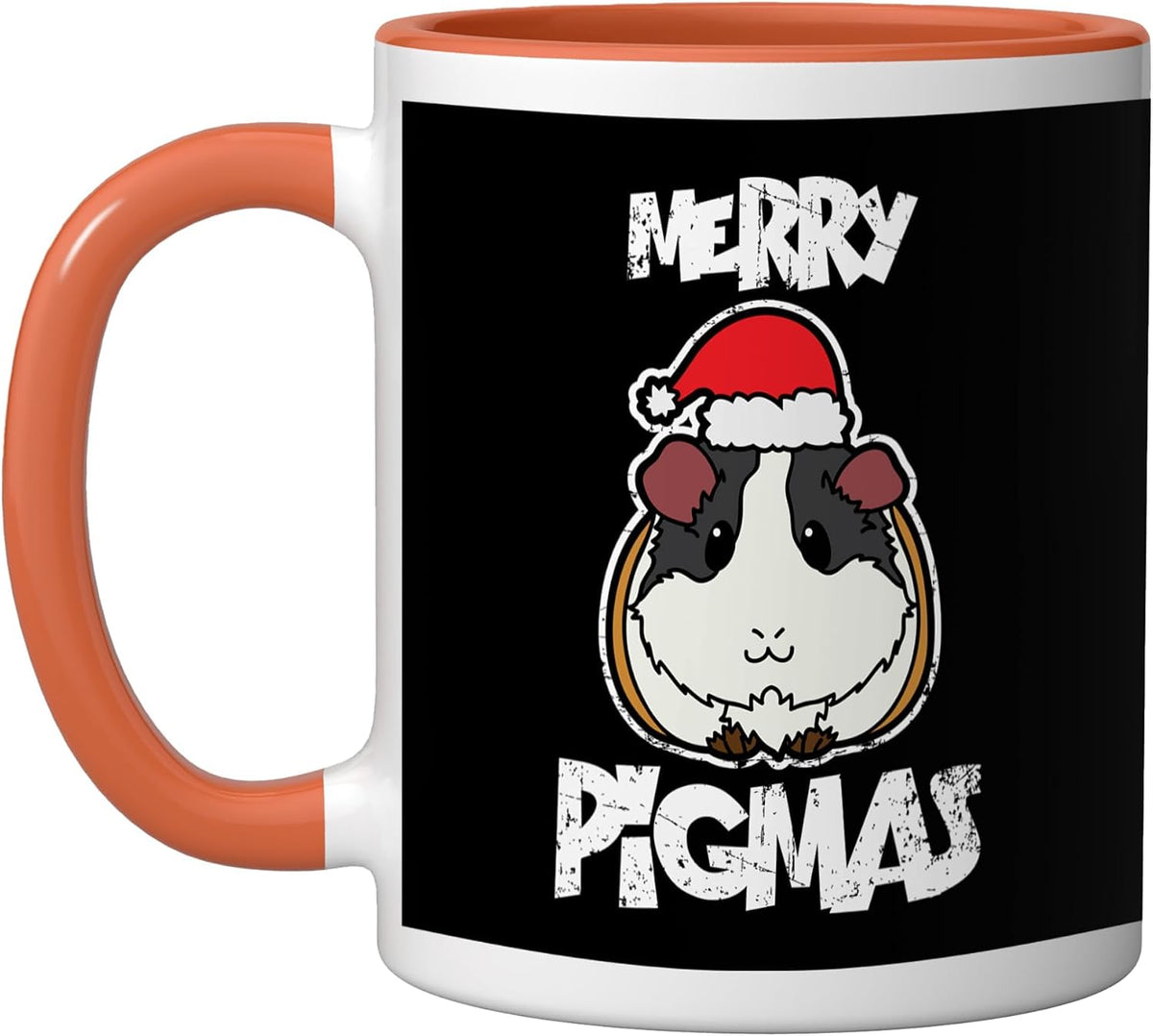 Merry Pigmas T-Shirt Funny Christmas Guinea Pig Ceramic Mug