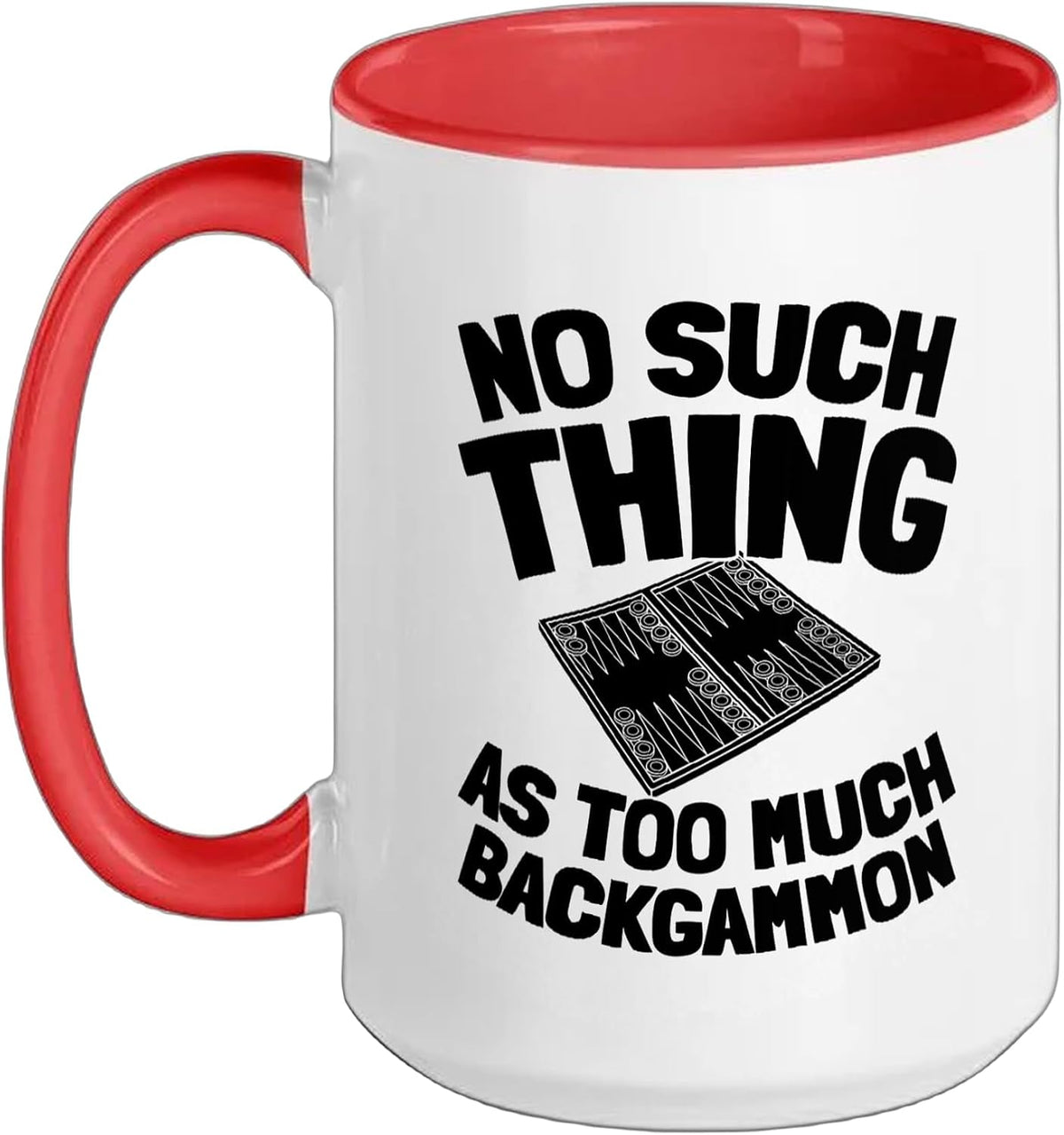 Dice - Strategy Board Game Backgammon Ceramic Mug