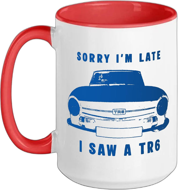 1970s British Classic Tr6 Collector Car Ceramic Mug