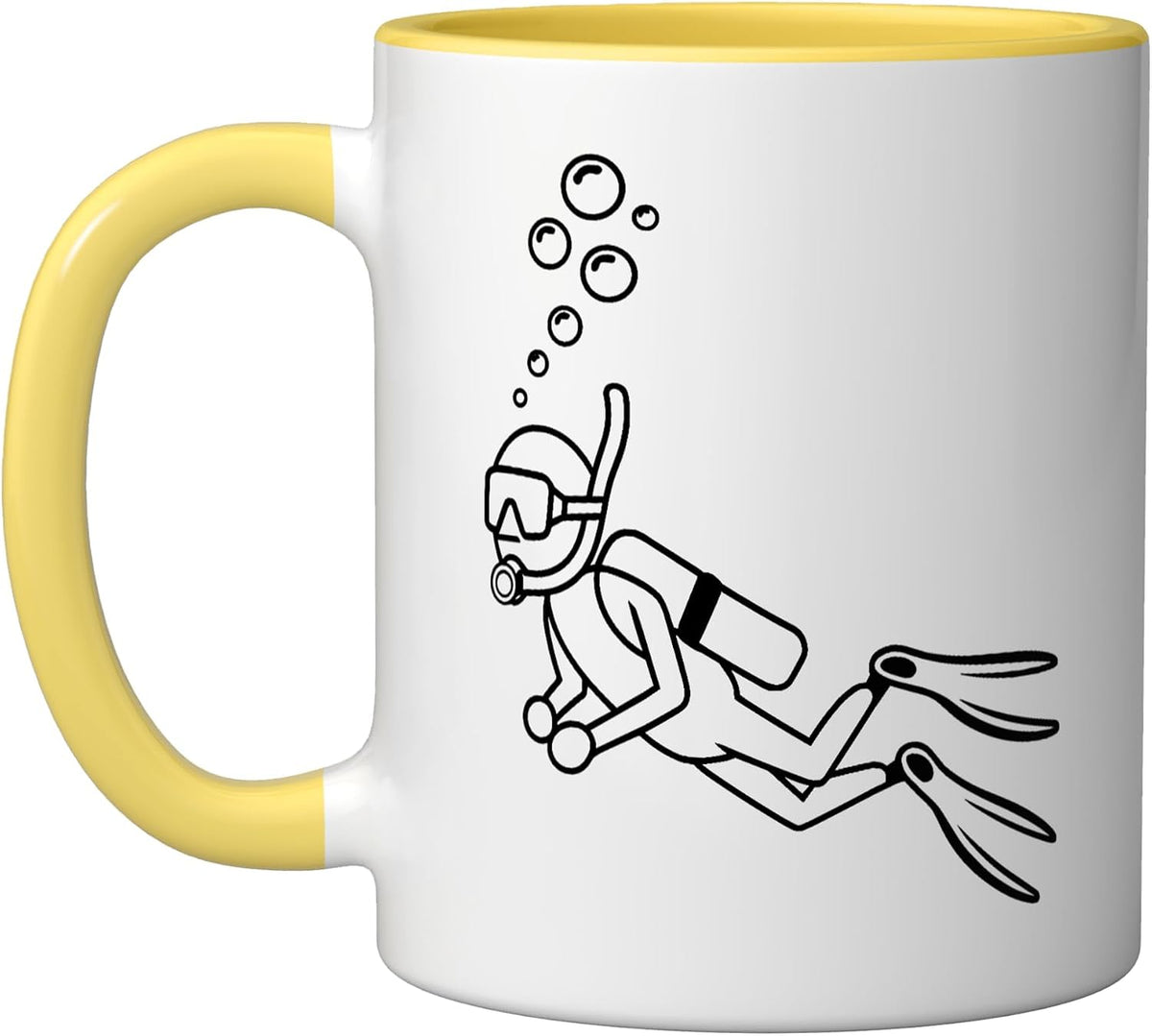 Scuba Diver Scuba Diving Under Water Divers Ceramic Mug