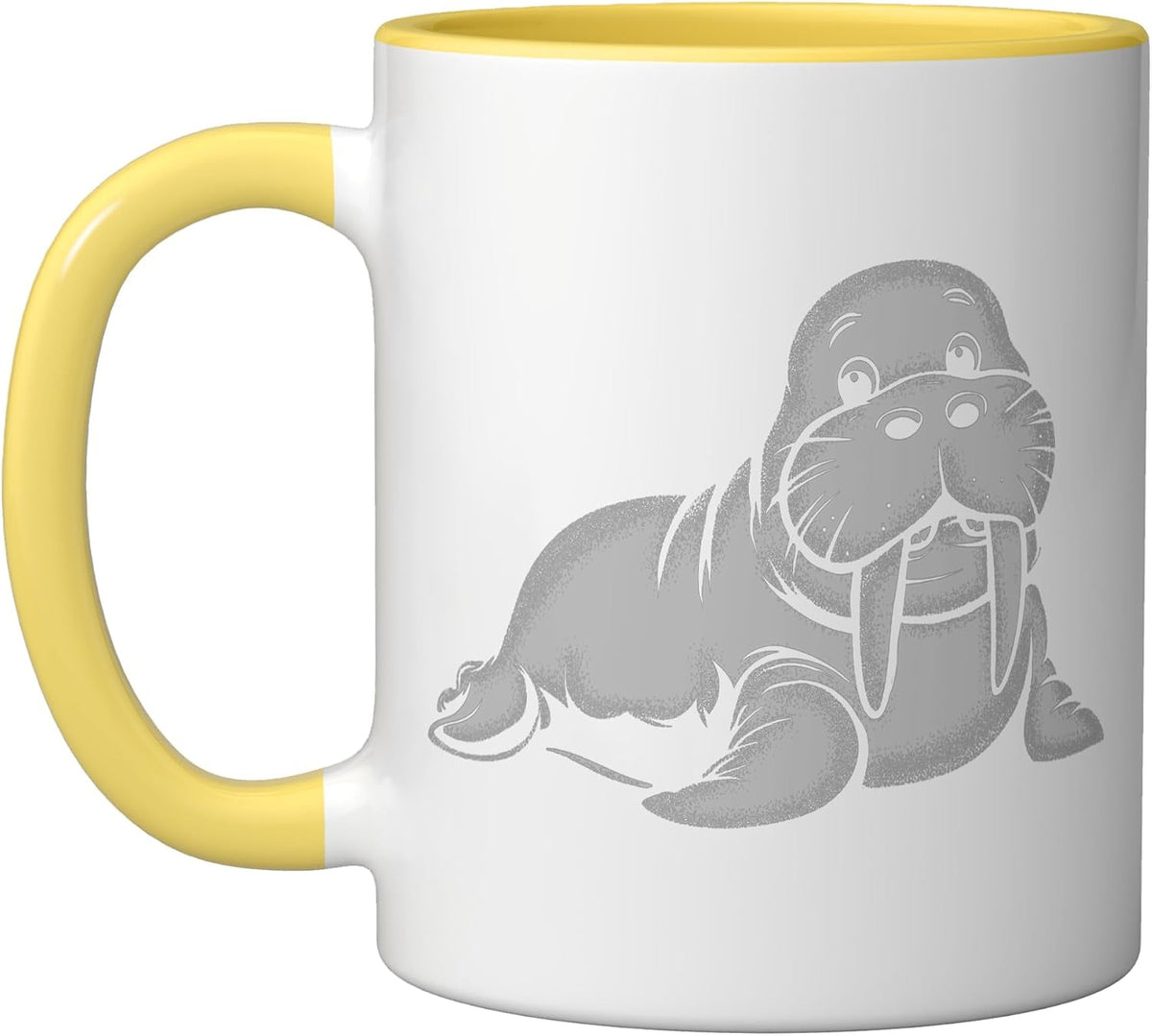 Gray Walrus Ceramic Mug