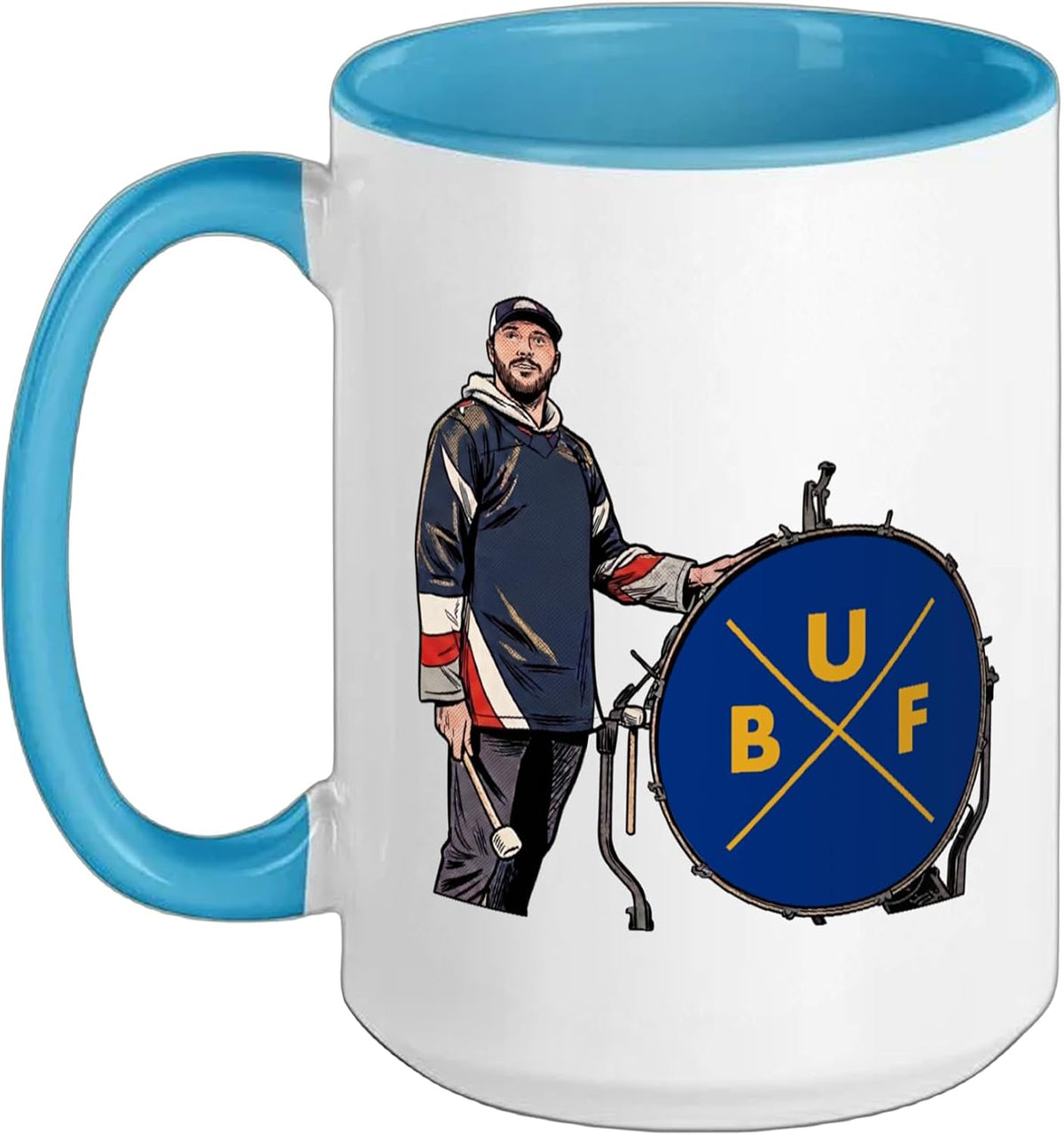 Buffalo Hockey Bang The Drum For 716 Ceramic Mug