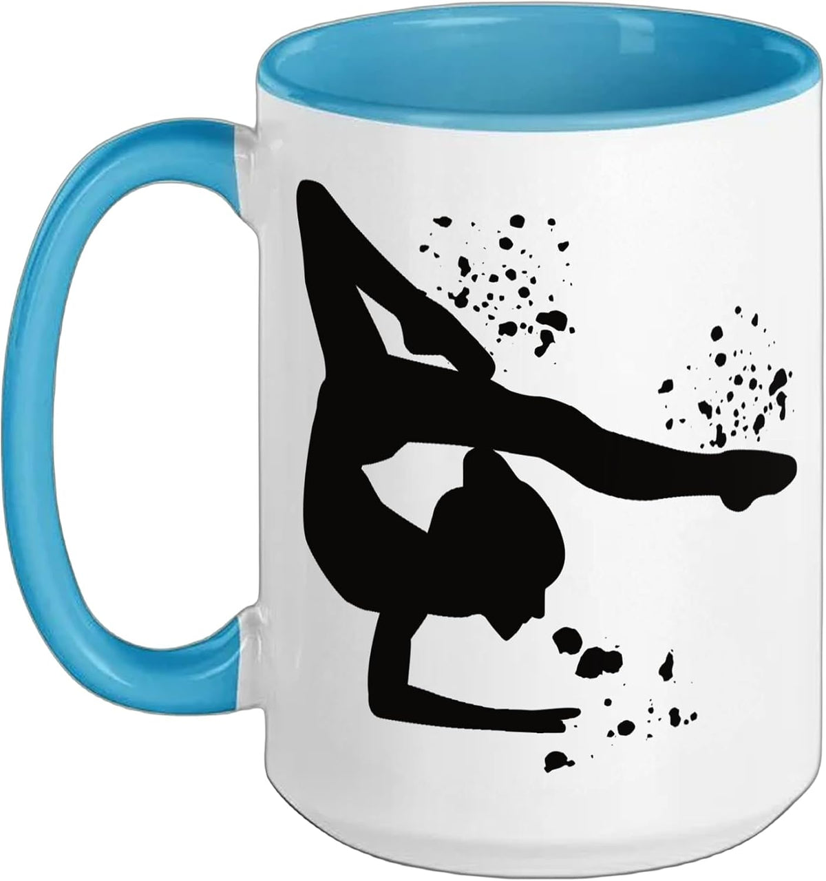 Gymnast With Floor Girls Kids Rhythmic Gymnastics Ceramic Mug