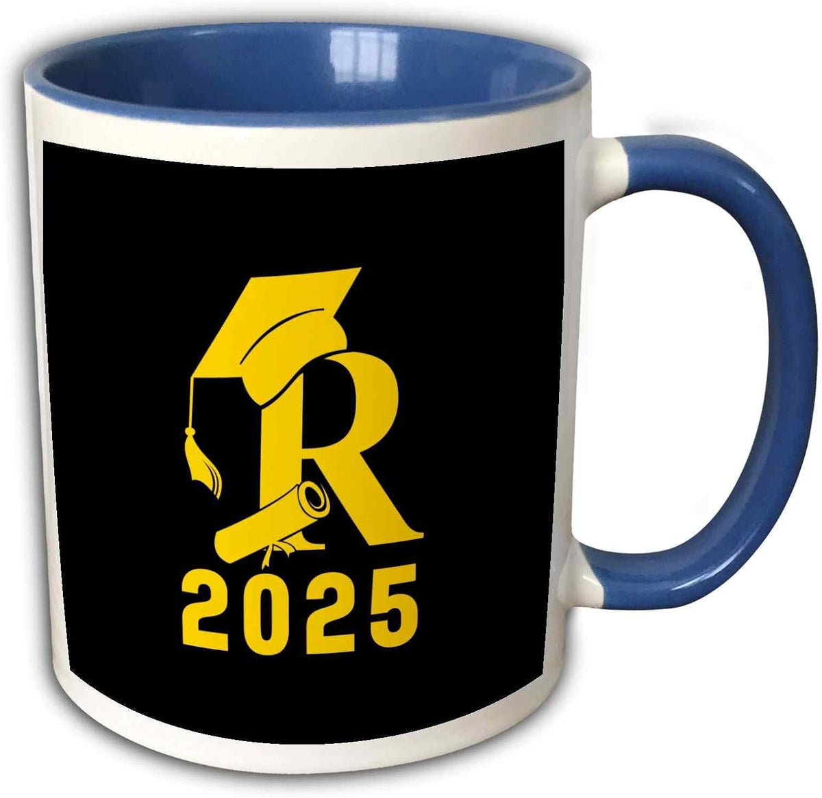 Graduation Cap Letter R Class Of 2025 Ceramic Mug
