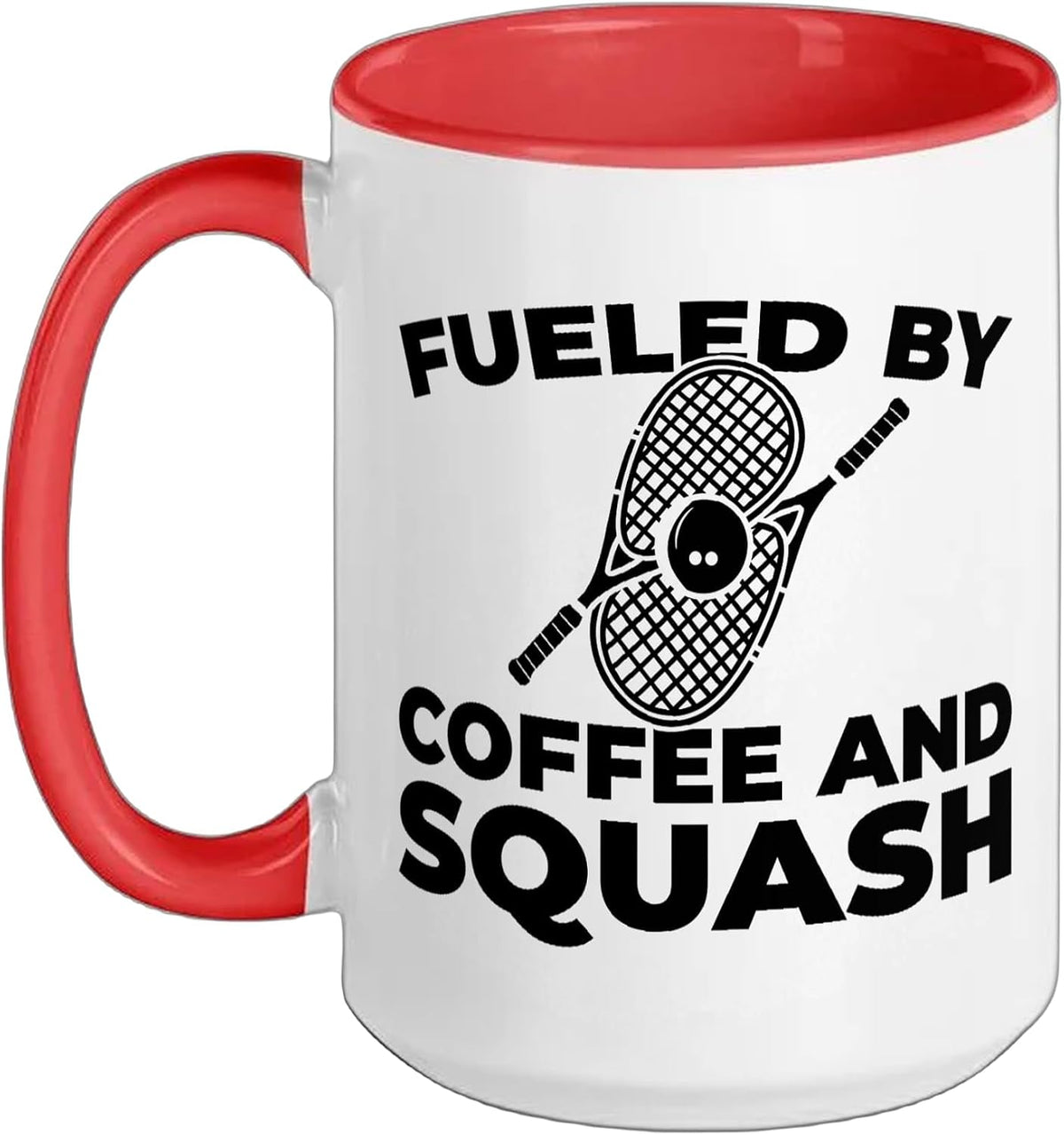 Squash - Racket Indoor Sport Racquetball Ceramic Mug