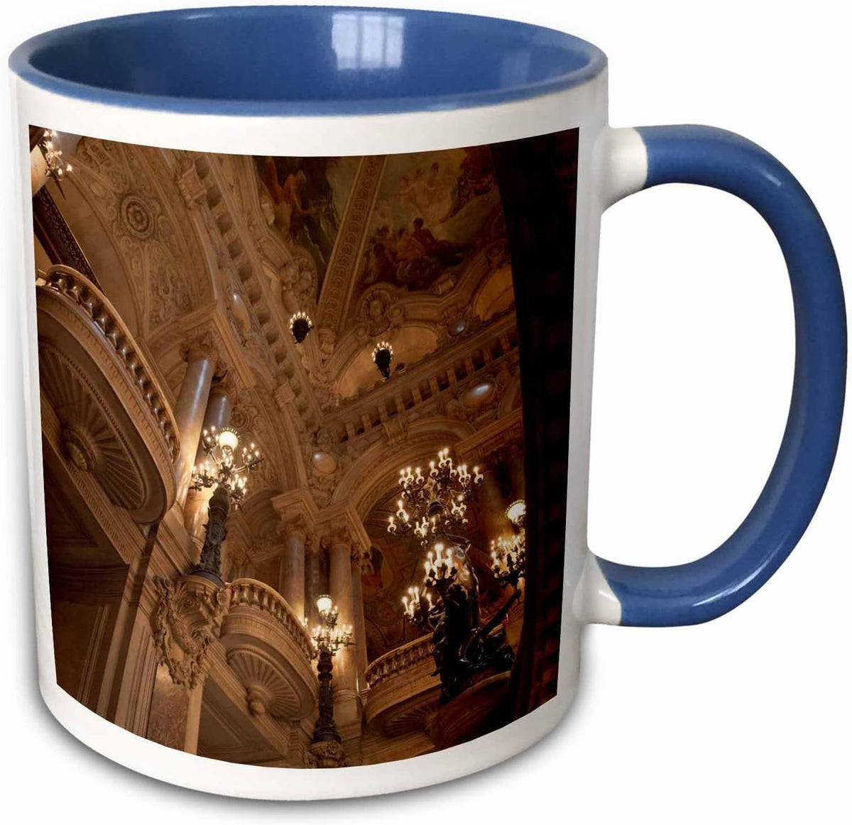France, Paris. Interior Of Paris Opera House Ceramic Mug