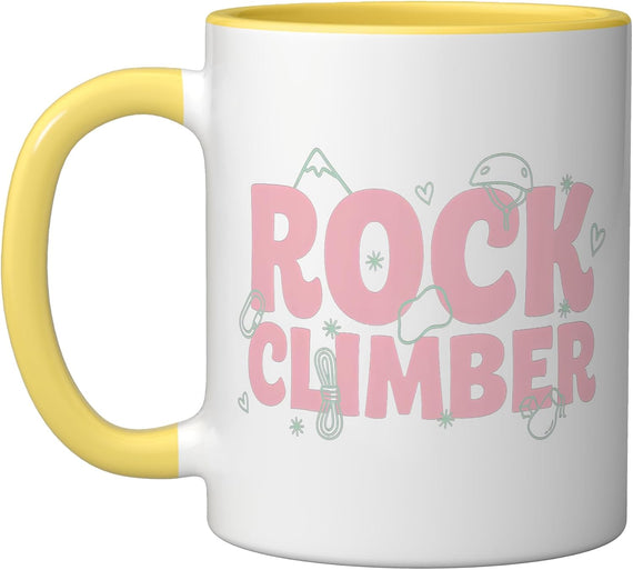 Rock Climbing Rock Climber Bouldering Sport Trad Climb Ceramic Mug
