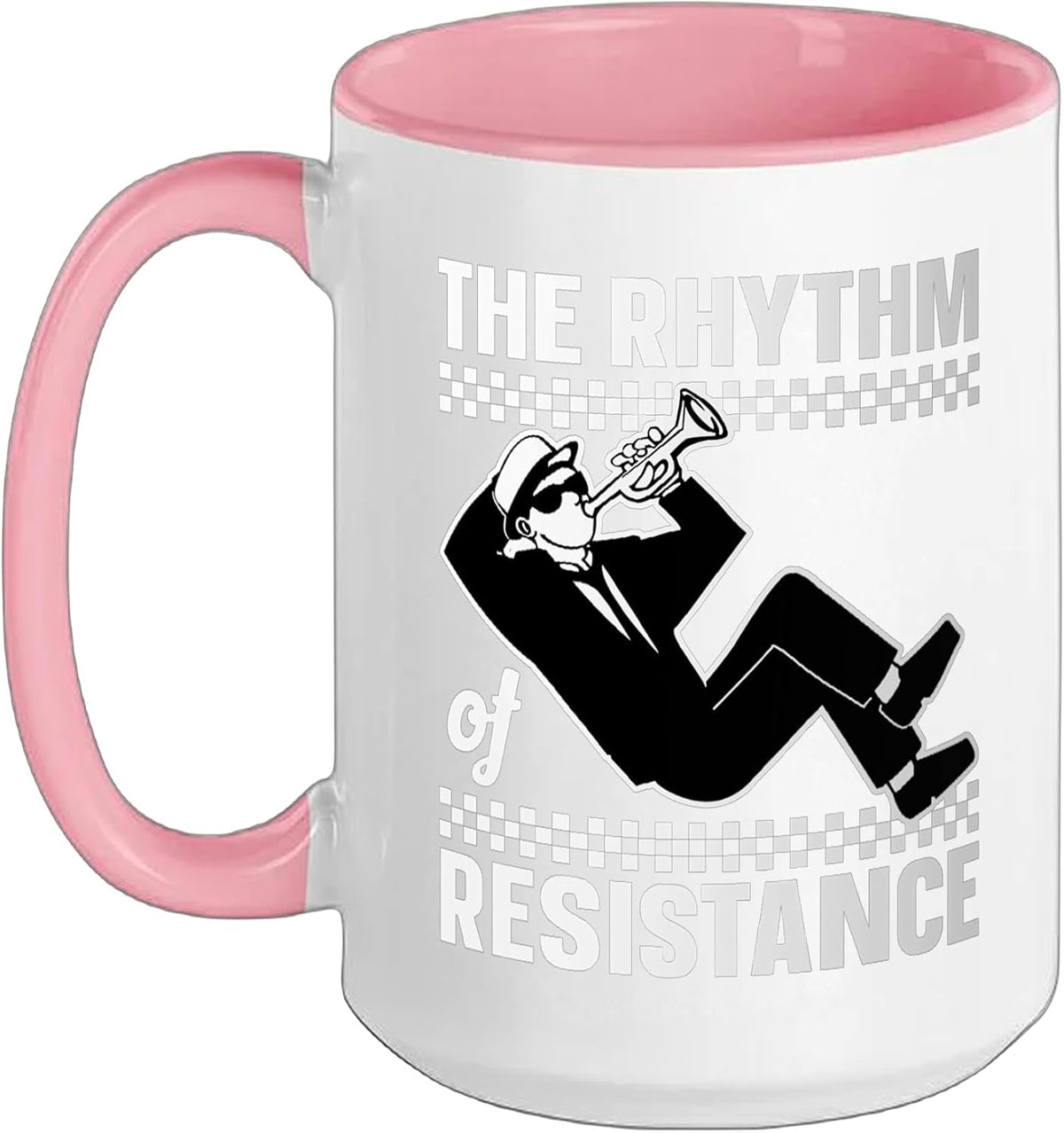 The Rhythm Of Resistance 2-Tone Ska Music Fan Protest Ceramic Mug