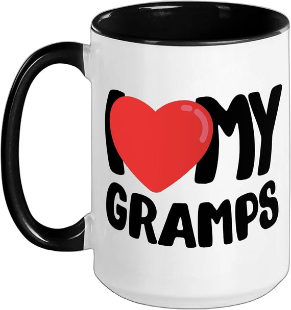 I Love My Gramps Christmas Ceramic Mug