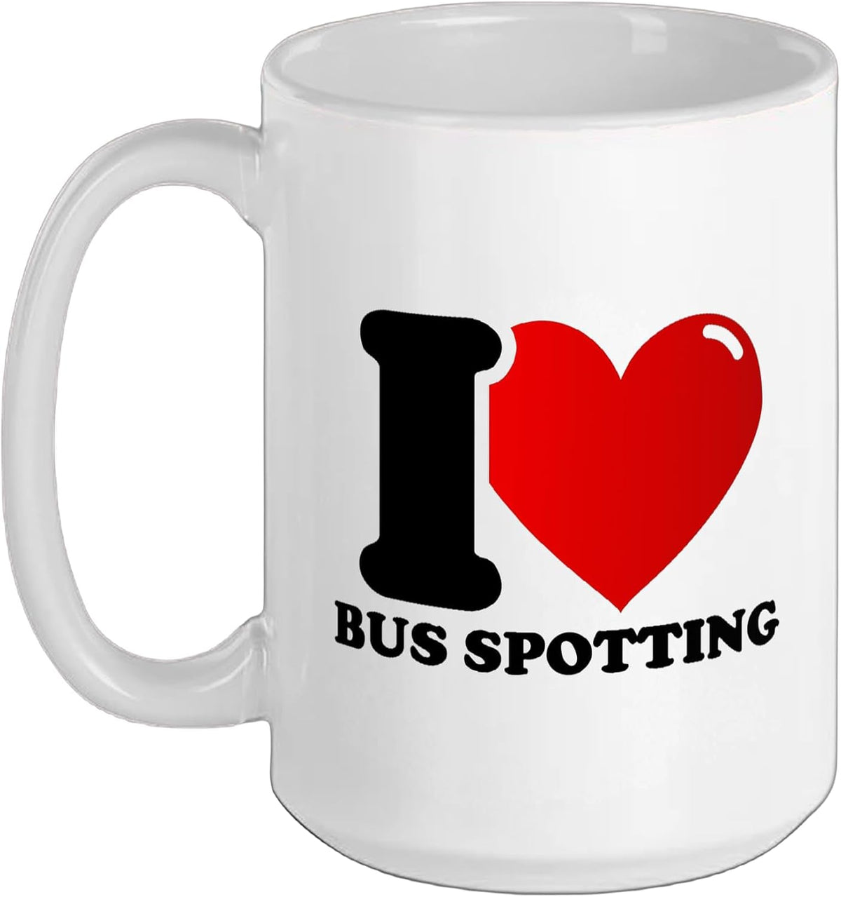 I Love Bus Spotting Ceramic Mug