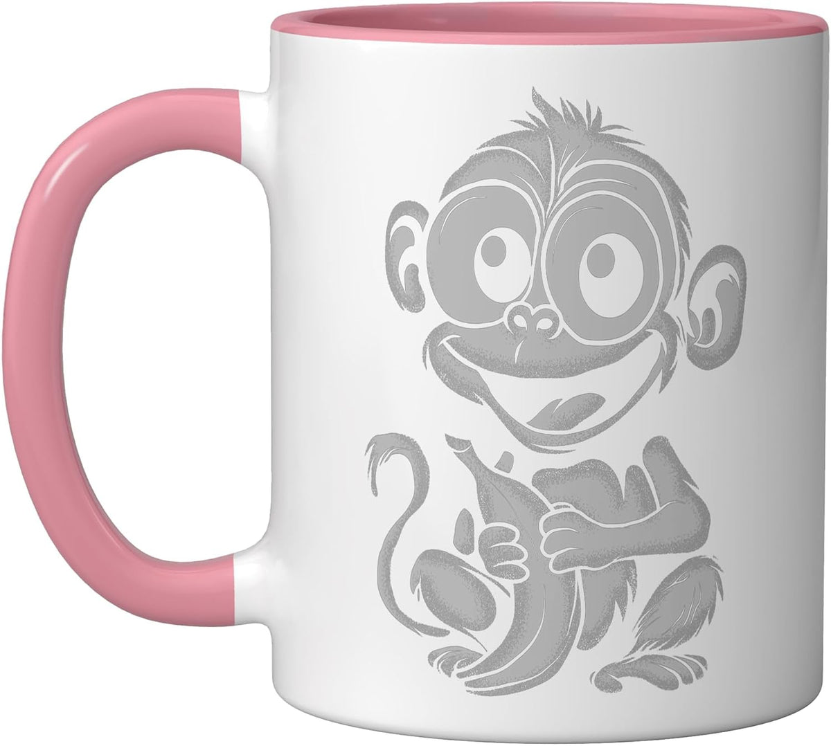 Gray Monkey Ceramic Mug