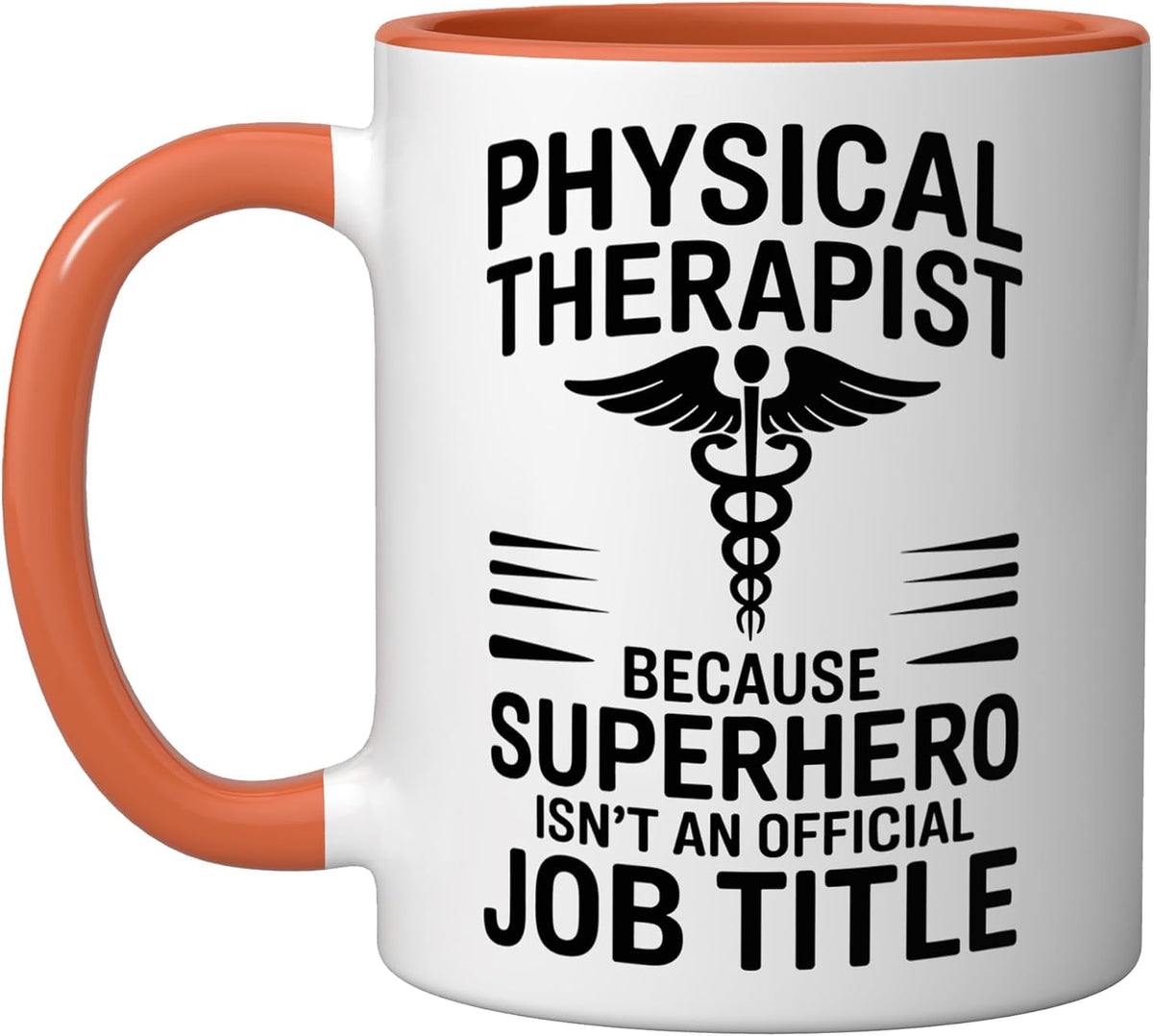 Physical Therapist Superhero Physical Therapy Pt Ceramic Mug