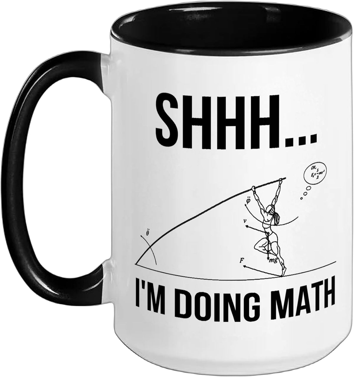Pole Vaulting Funny Pole Vault Ceramic Mug