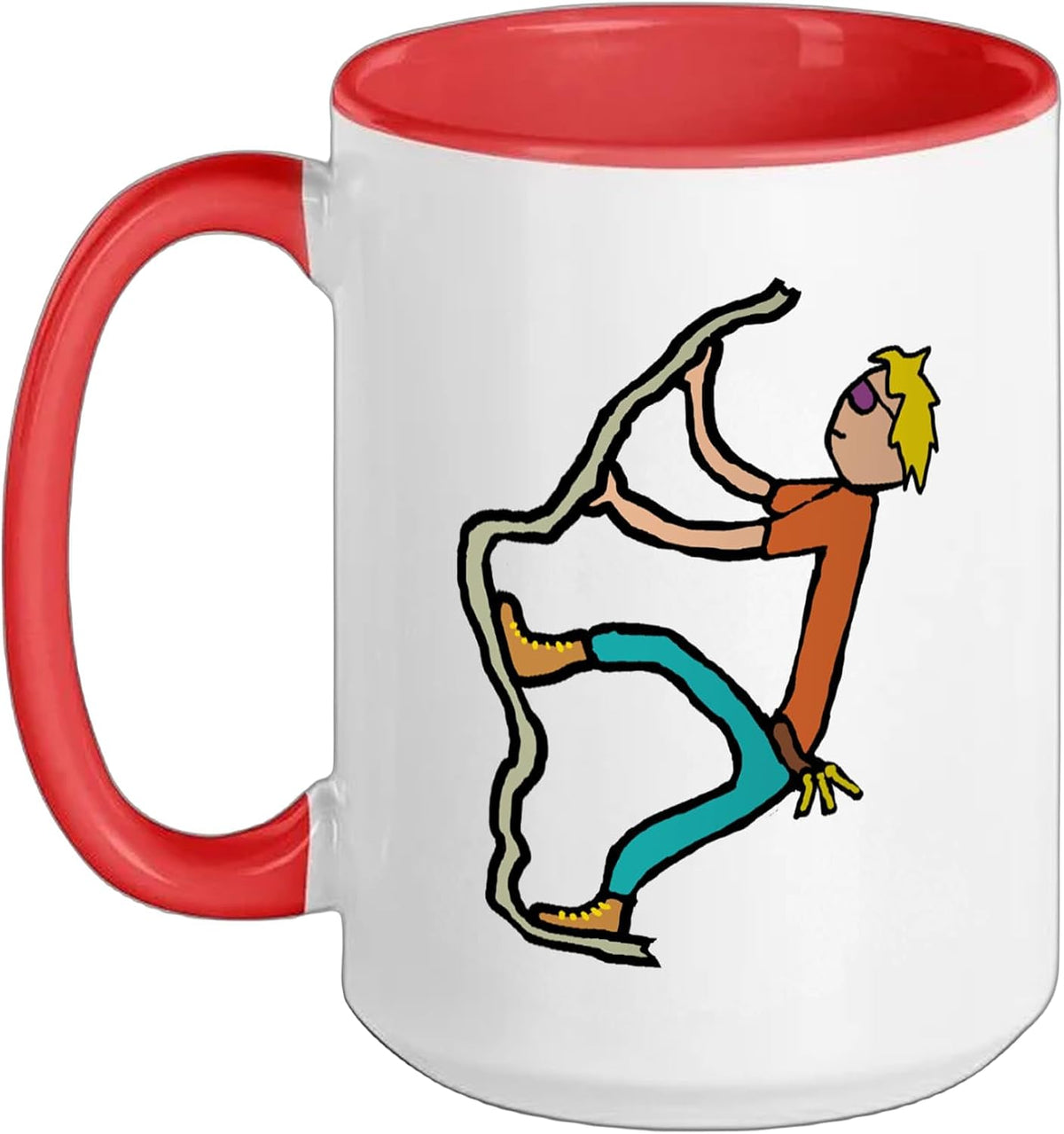 Rock Climbing Ceramic Mug