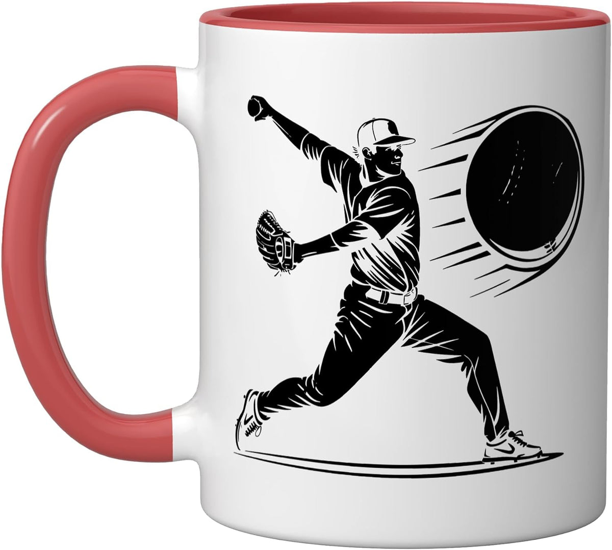 Baseball Pitcher Dad Funny Types Pitches Version Humor Ceramic Mug