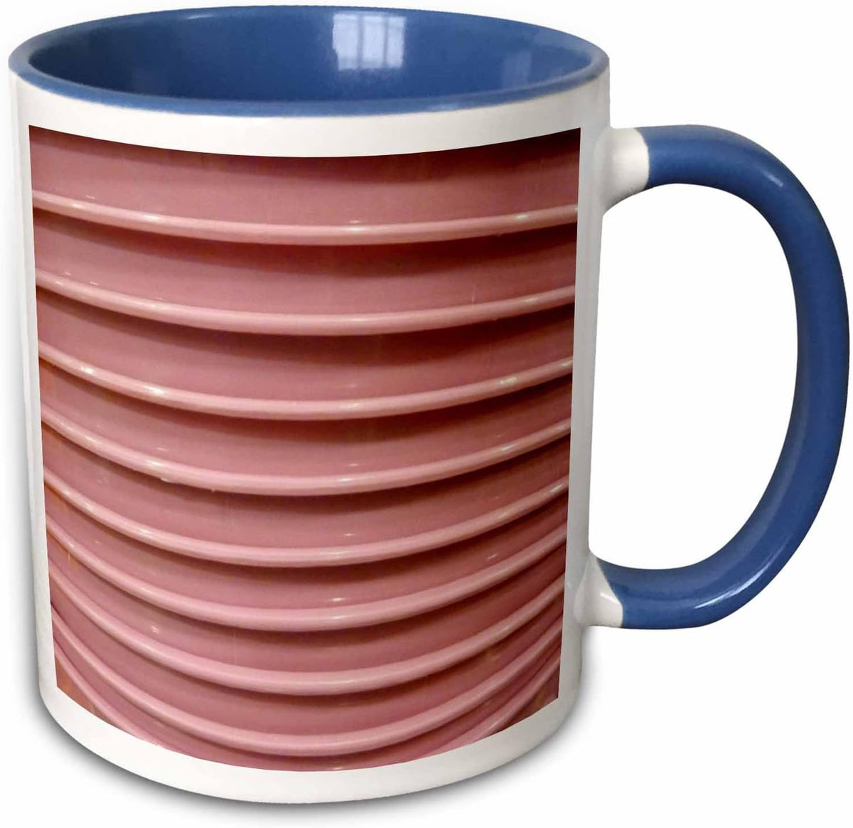Pink Rims Ceramic Mug