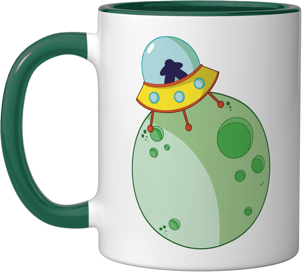 Spaceship Meeple Board Gamer Ceramic Mug
