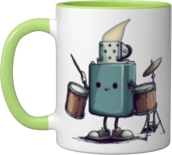 Rocking Drummer Instrument Costume Mug