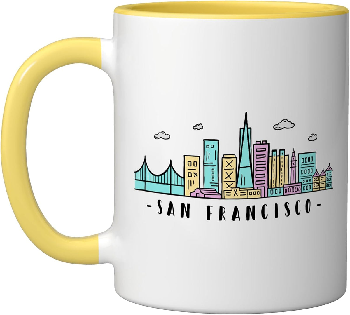 San Francisco Amerika Kalifornien Skyline Ceramic Mug