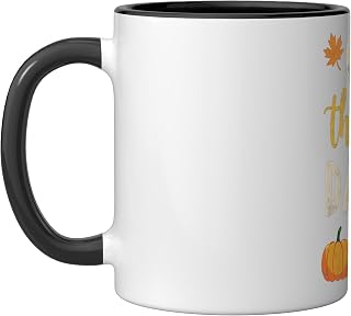 One Thankful Daddy Thanksgiving Pumpkin Pie Family Dinner Ceramic Mug