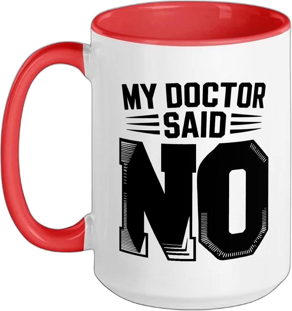 Adult Gymnast Doing Gymnastics Against Medical Advice Ceramic Mug