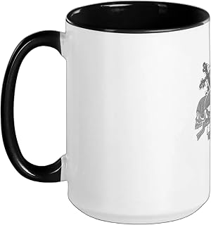 Gothic Skull Cross Grunge Aesthetic Ceramic Mug