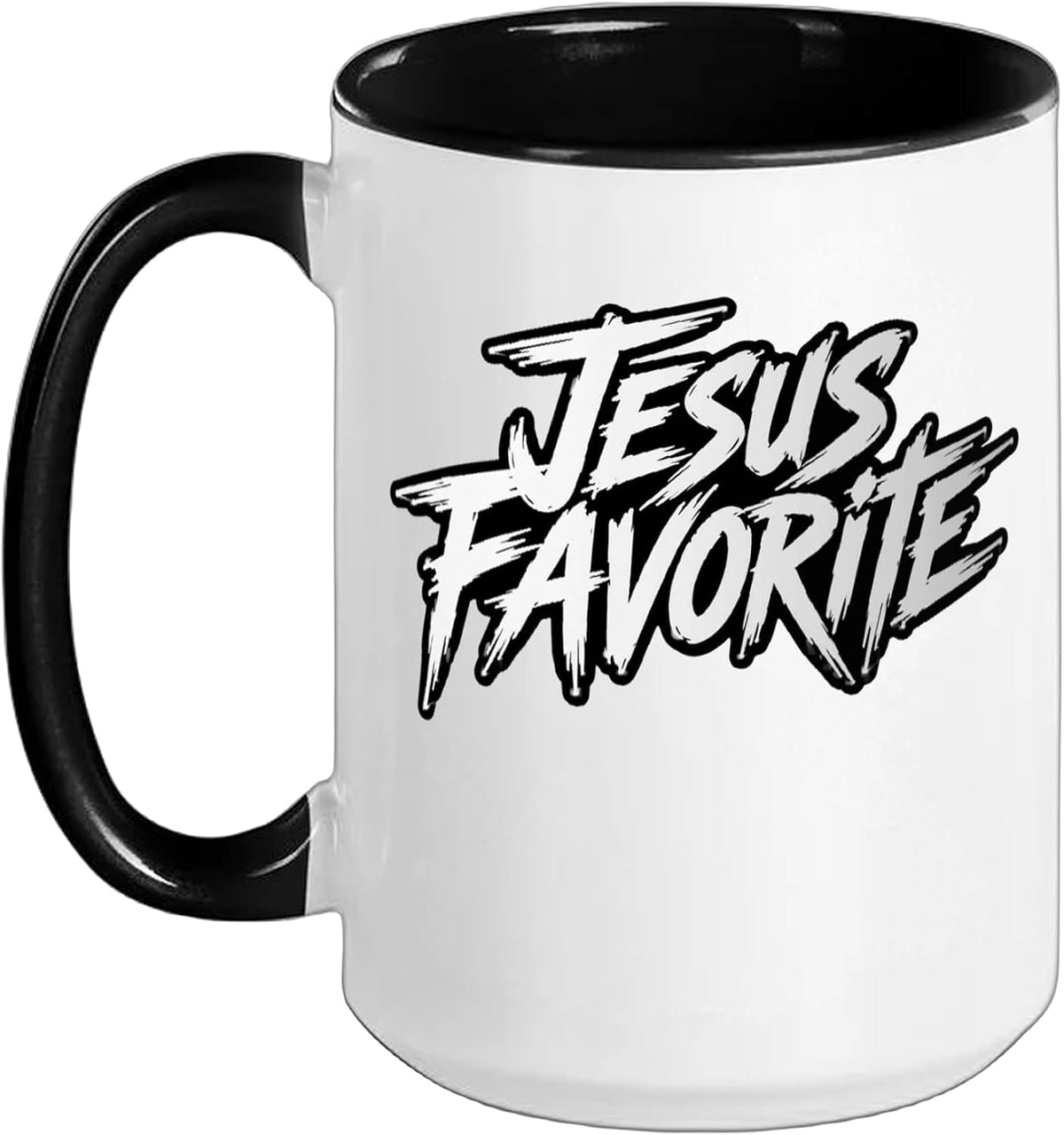 Jesus Favorite Gothic Metal, Christianity Halloween Ceramic Mug