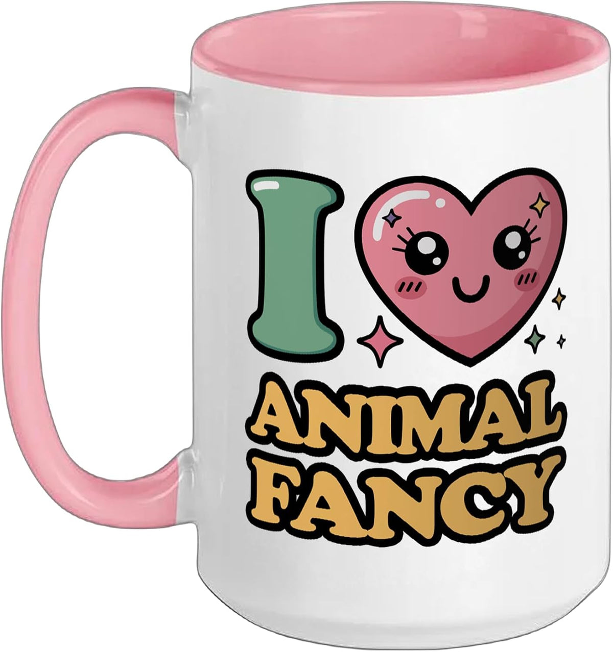 I Love Animal Fancy Ceramic Mug
