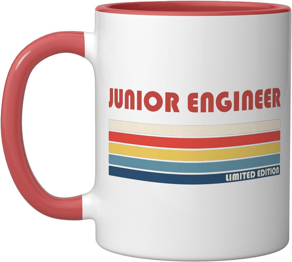 Junior Engineer Limited Edition Retro Ceramic Mug