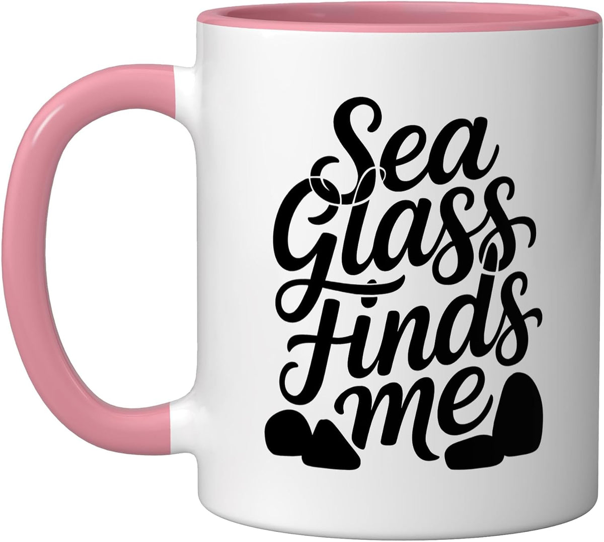 Sea Glass Finds Beachcomber Coastal Destiny Beach Ocean Ceramic Mug