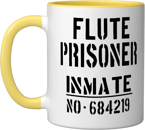 Flute Prisoner Flute Player School Band Halloween Costume Ceramic Mug