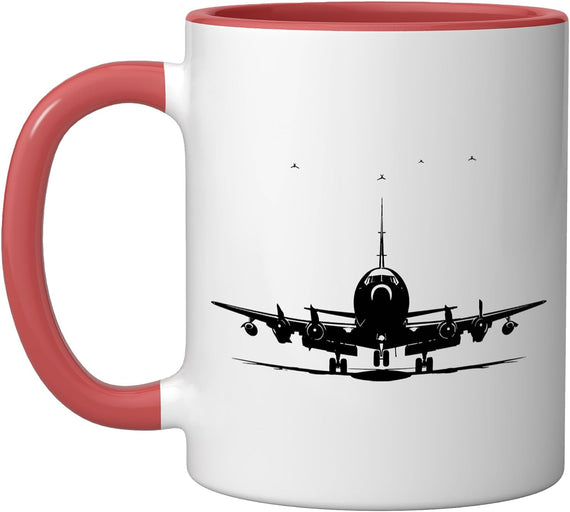 Jet Aircraft Drawing Plane Spotter Ceramic Mug