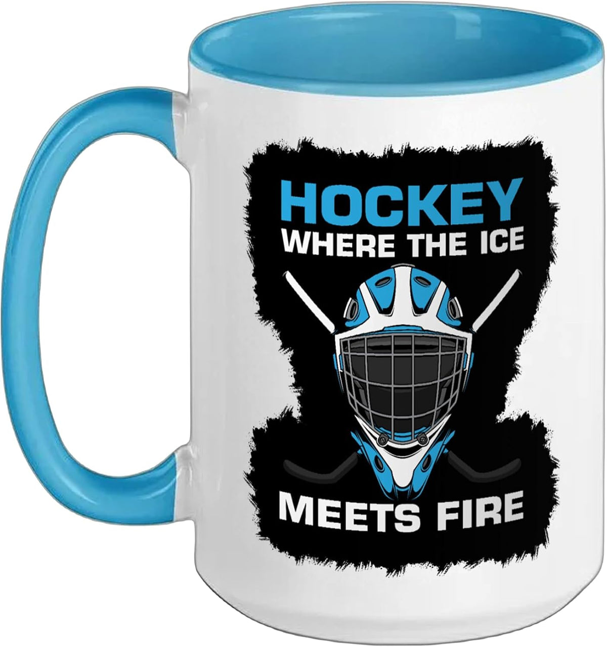 Field Hockey Sport Hockey Where The Ice Meets Fire Ceramic Mug