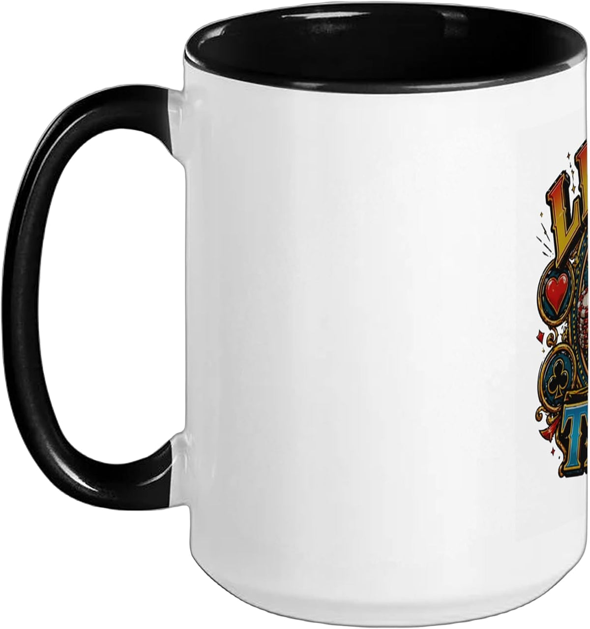 Legend At The Table Poker Champion Style Ceramic Mug