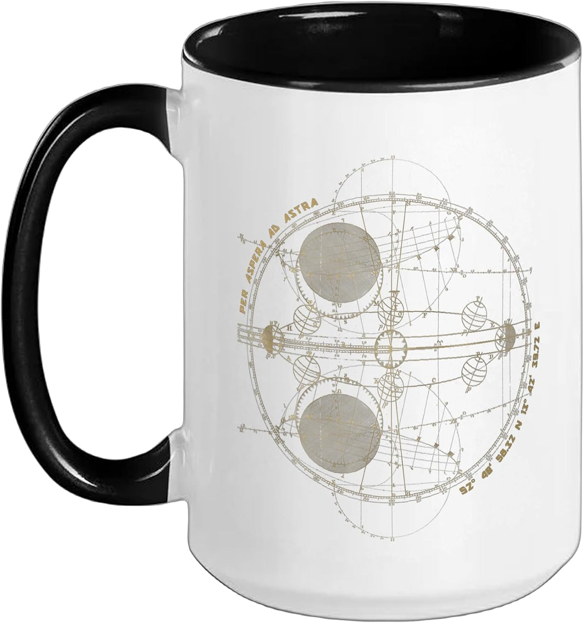 Heavenly Design For Fans Of Astronomy, Astrology, Ster Ceramic Mug
