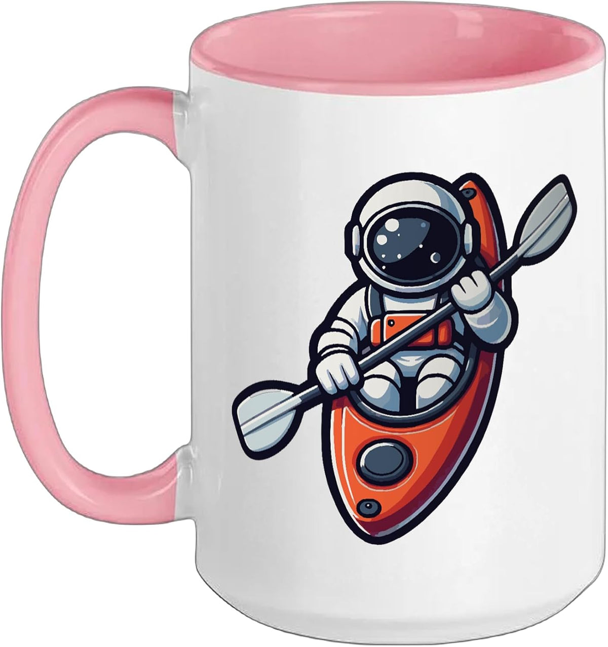 Kayak Paddling Water Sports Canoeing Paddle Boat Ceramic Mug