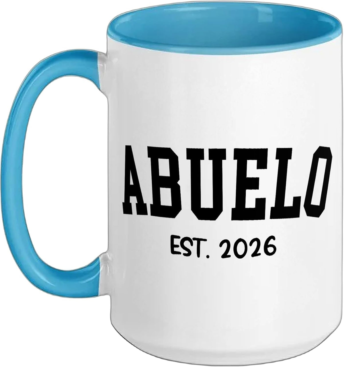 Abuelo Est. 2026 Classic Grandpa Fathers Day Christmas Ceramic Mug