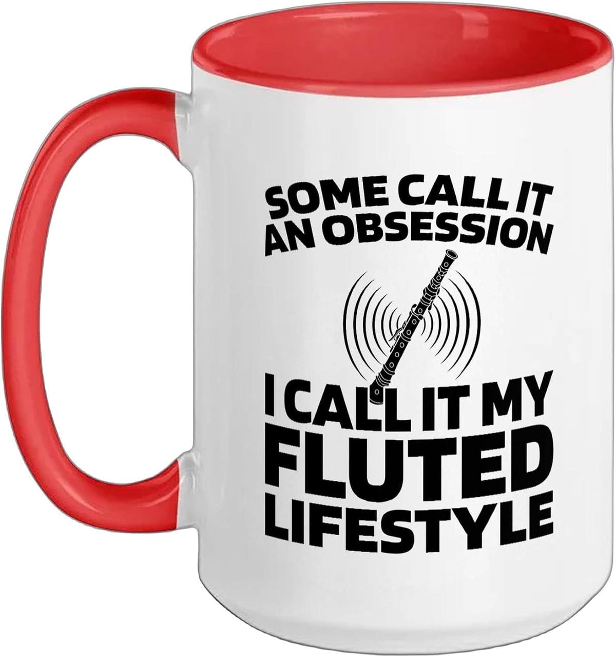 Flute Woodwind - Fluter Flutist Ceramic Mug