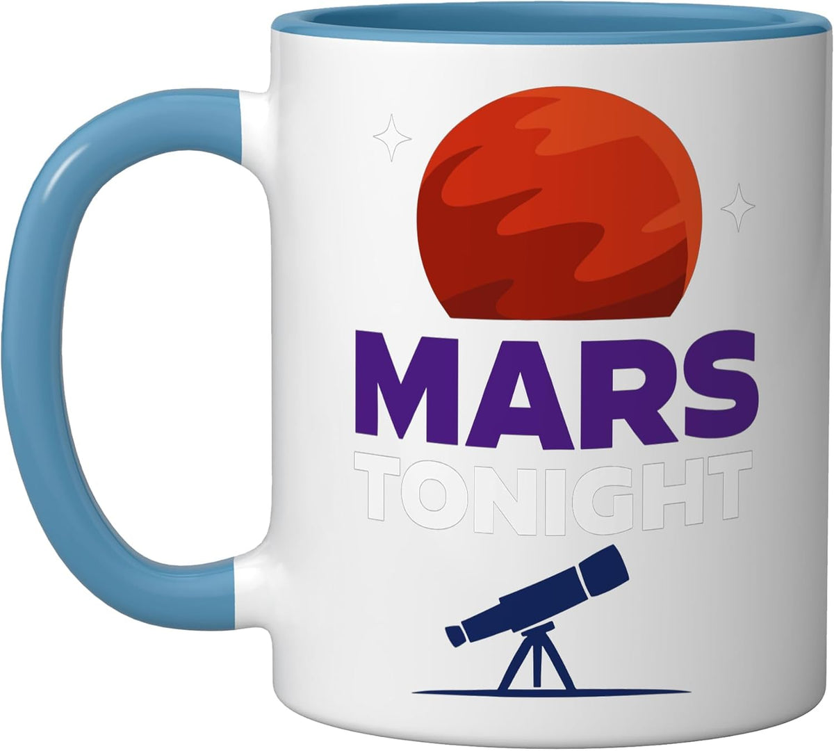 Planetary Observer Telescope Astronomy Amateur Astronomer Ceramic Mug