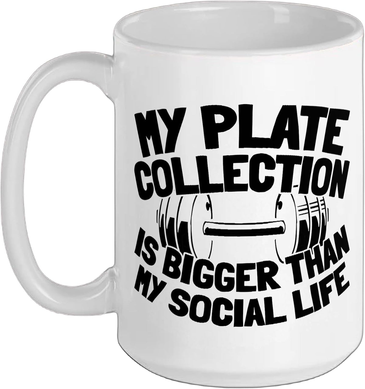 Weightlifting - Weights Bar Lifting Weightlifter Ceramic Mug