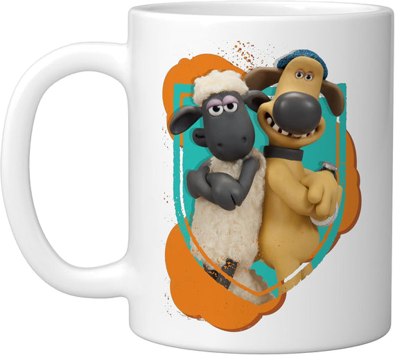 Shaun The Sheep And Bitzer Best Friends Ceramic Mug