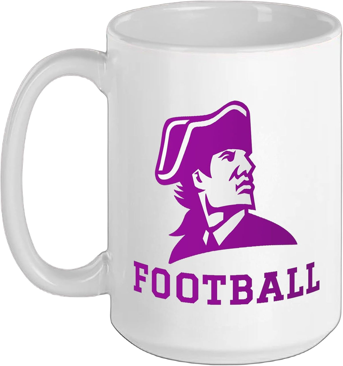 Minuteman Football Team Spirit School Pride Ceramic Mug