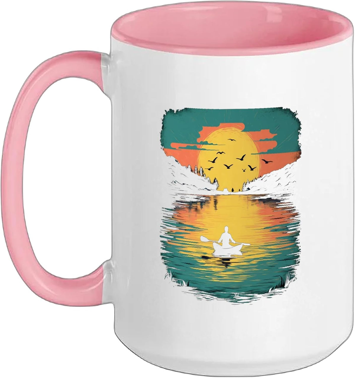Kayak, Canoe, Lake, Kayak, Canoeing Ceramic Mug