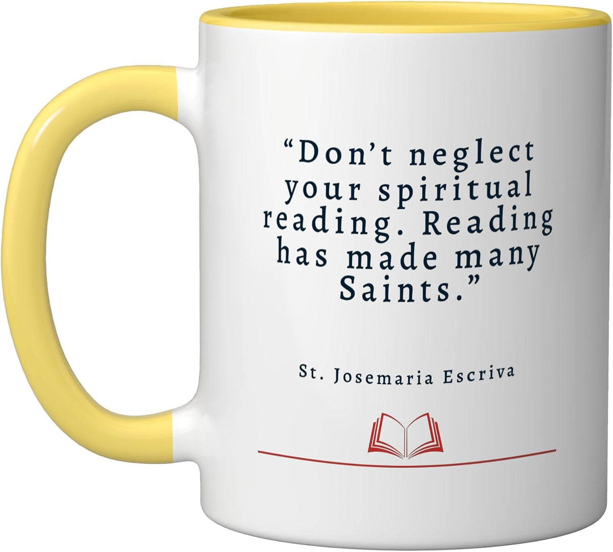 St. JosemaríA Escrivá Inspirational Reading Ceramic Mug
