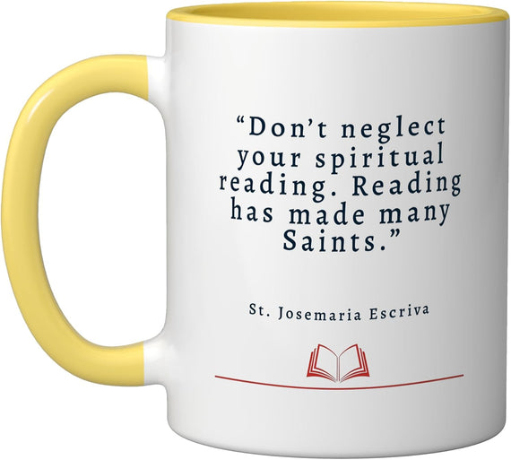 St. JosemaríA Escrivá Inspirational Reading Ceramic Mug