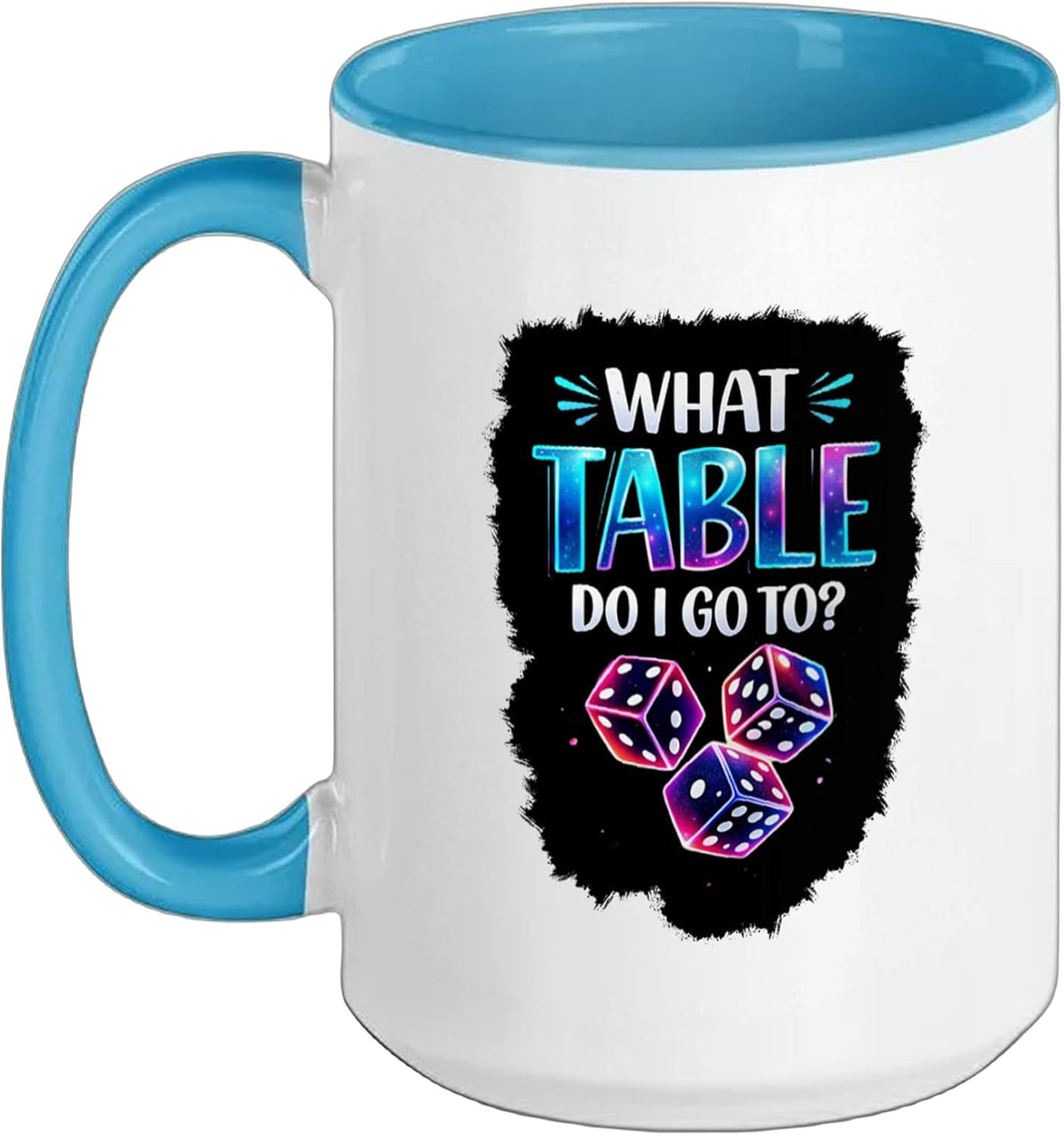 What Table Do I Go To Funny Bunco Game Night Bunco Player Ceramic Mug