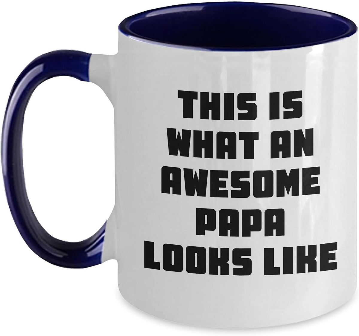 What An Awesome Papa Looks Like, Gift For Birthday, Funny Ceramic Mug